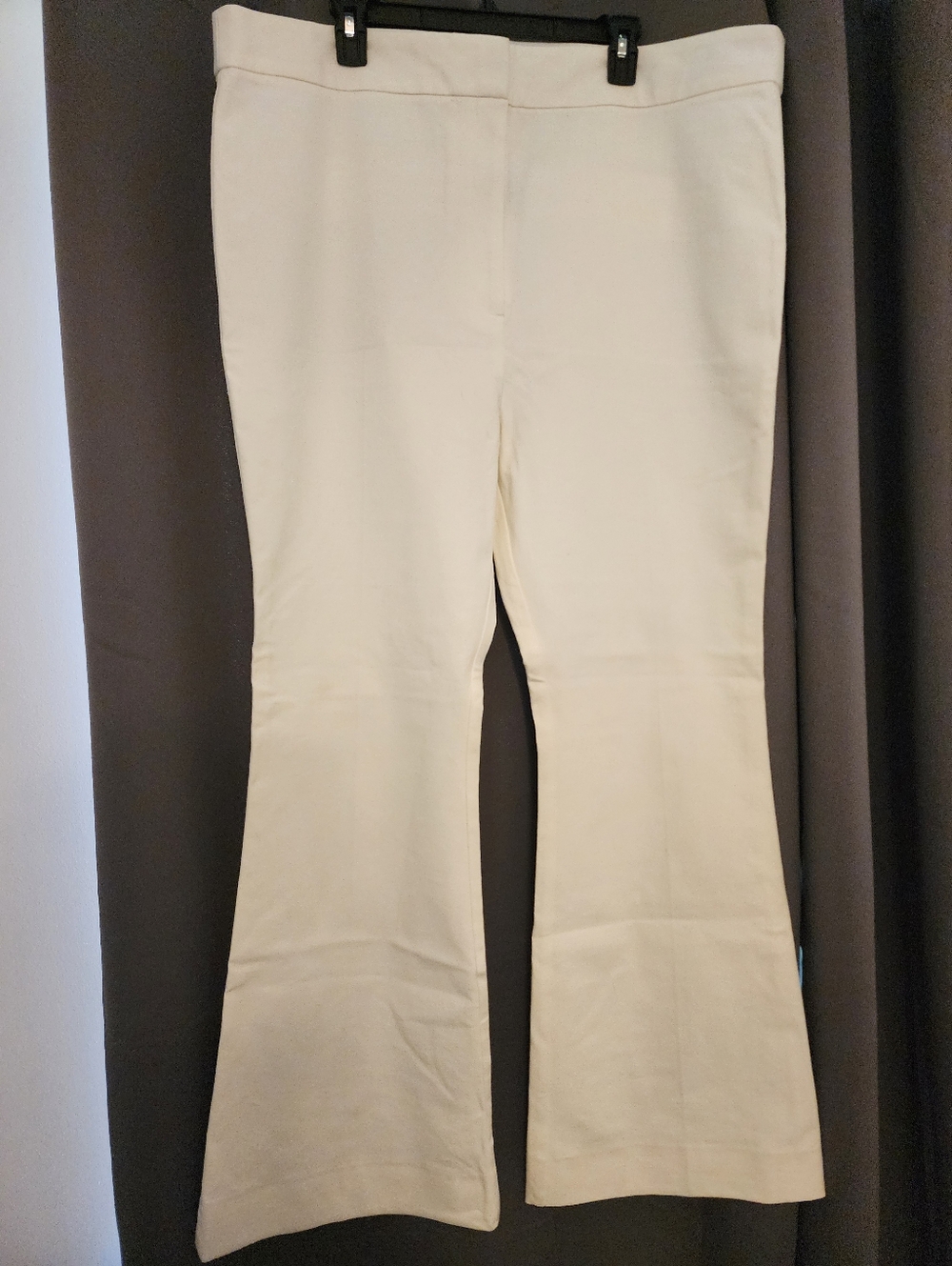Derek Lam NWT IO Crosby Cream Flare Pants $365 Old Money Quiet Luxury Sz 20